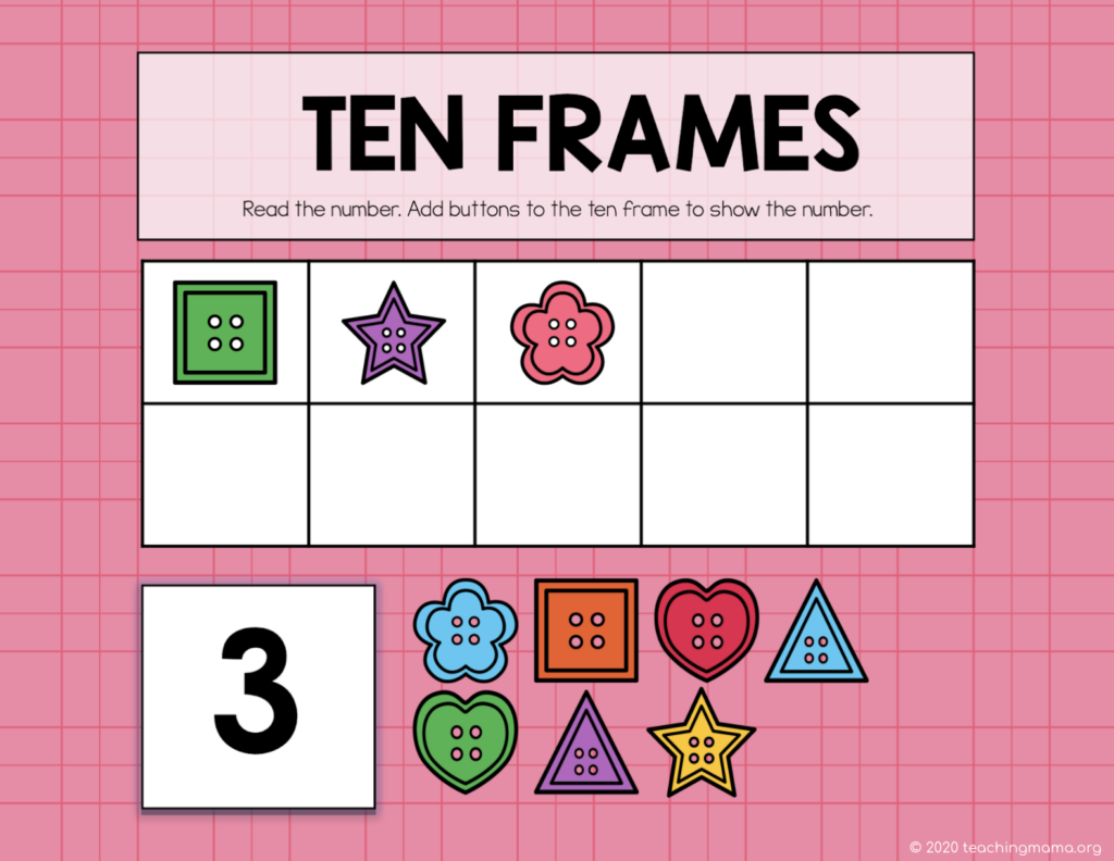 ten frames on google slides