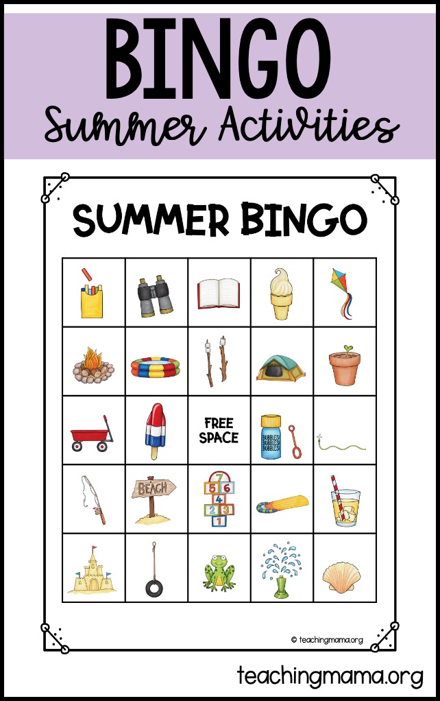 summer bingo activities