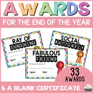 awards for end of the year