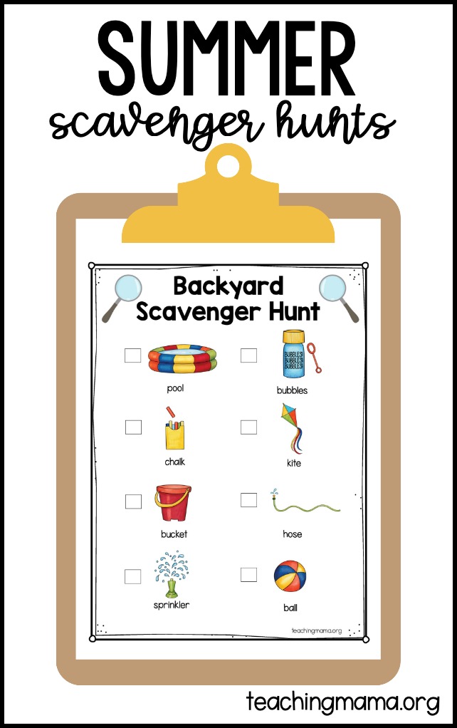 summer scavenger hunts