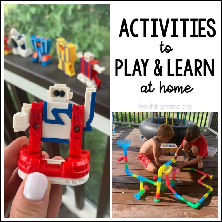 Activities to Play and Learn at Home