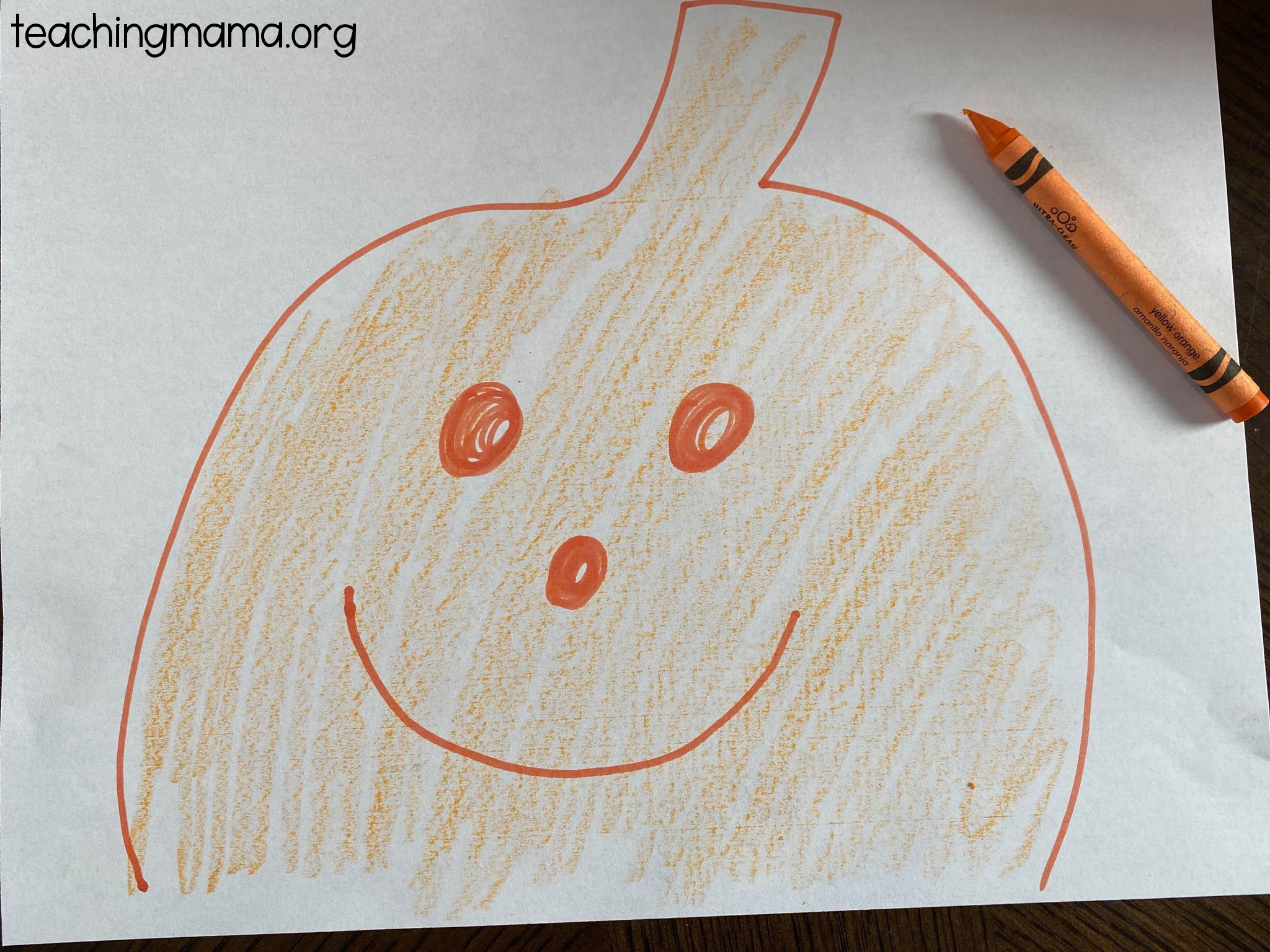 draw a pumpkin face