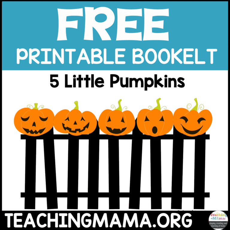 5 little pumpkins booklet