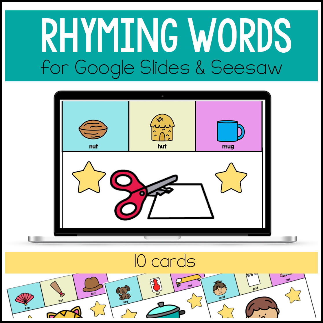 More Digital Rhyming Practice For Google Slides Seesaw Teaching Mama