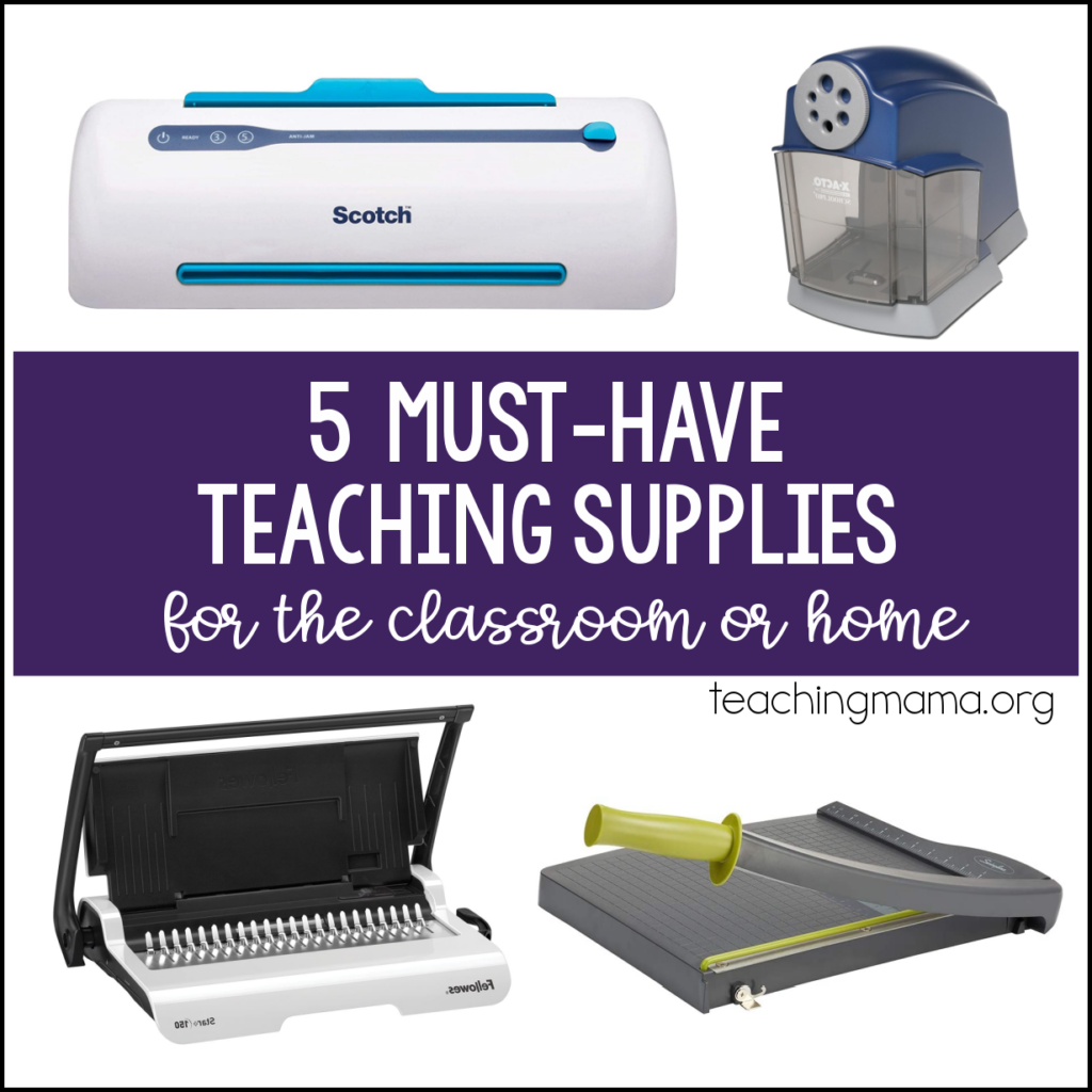 5 must-have teaching supplies