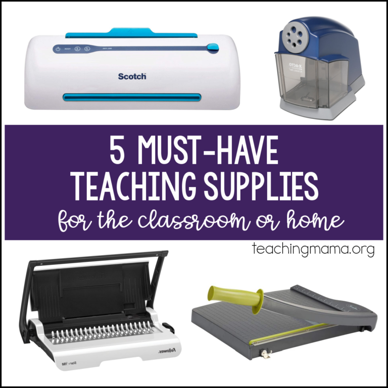 5 Must-Have Teaching Supplies