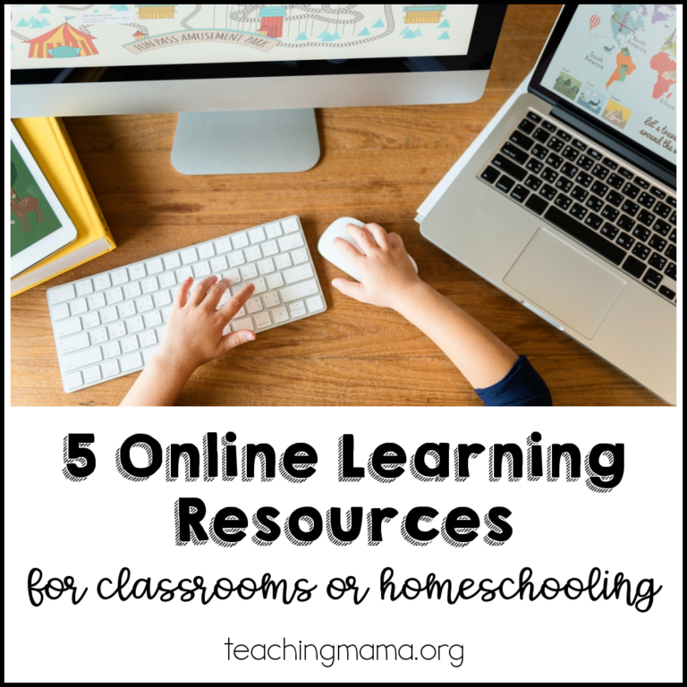 5 Online Learning Resources For Classrooms or Homeschooling