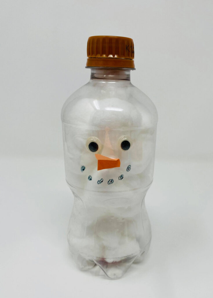 snowman bowling bottle