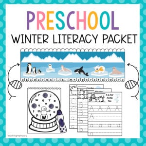 preschool winter literacy
