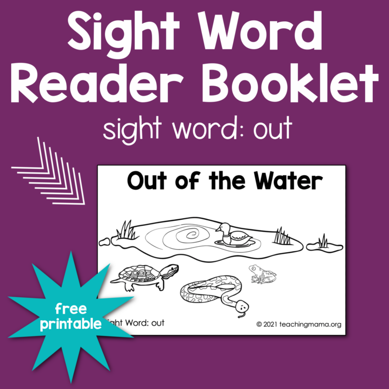Sight Word Readers for the Word “Out”