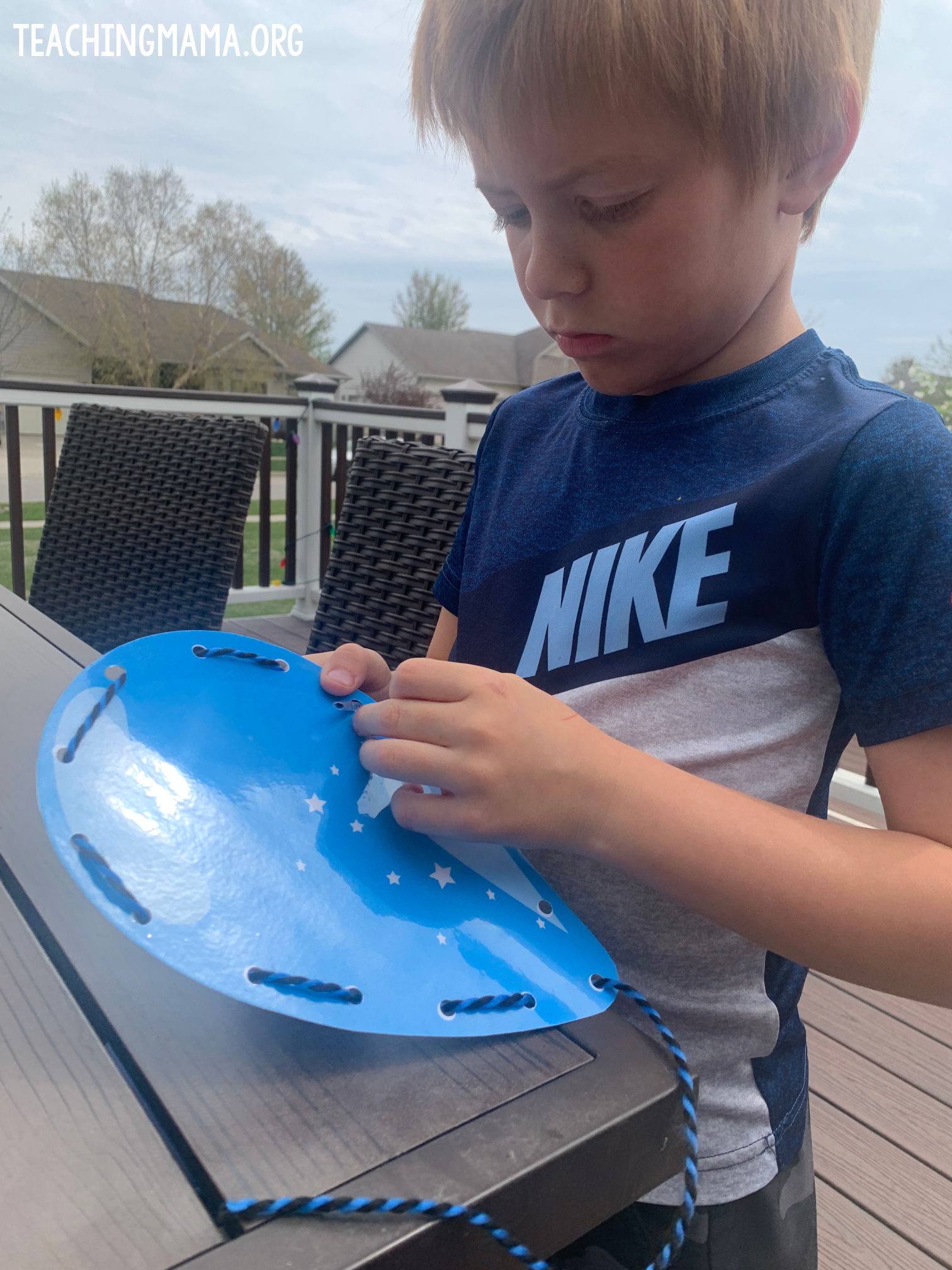 Spring Fine Motor Activities- Lacing Cards and Punch Cards - Rhody