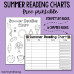 Free Summer Reading Charts