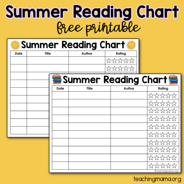 free-summer-reading-charts-teaching-mama