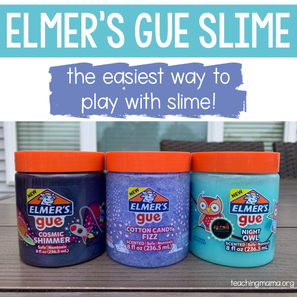 Elmer's Gue Premade Slime Mix-Ins 237ml Jar Mermaid's Gem ...