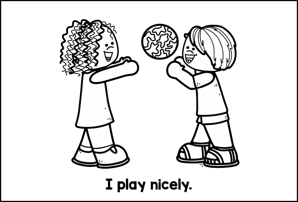 classroom rules coloring pages print