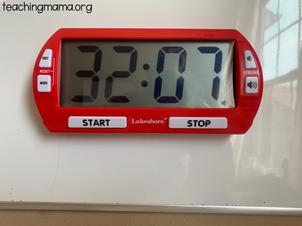 10 Ways to Use a Timer for Classroom Management - Teaching Mama