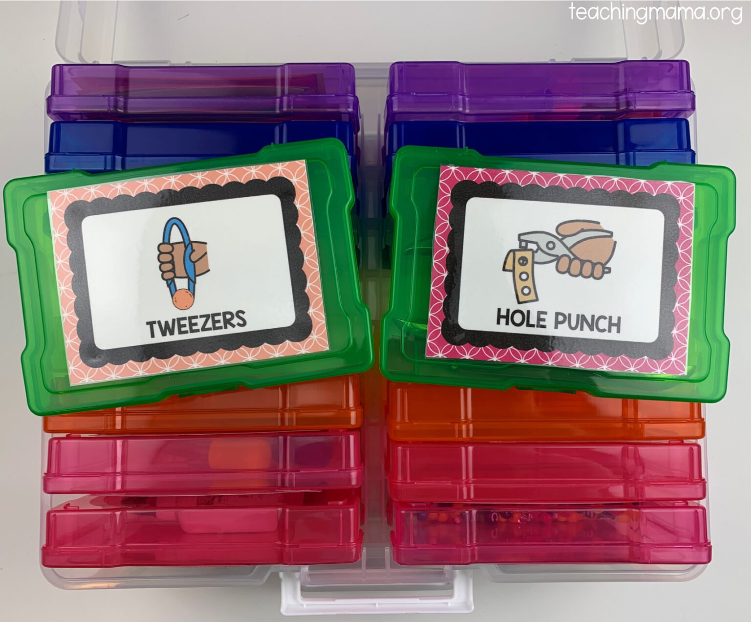 Fine Motor Task Cards - Teaching Mama