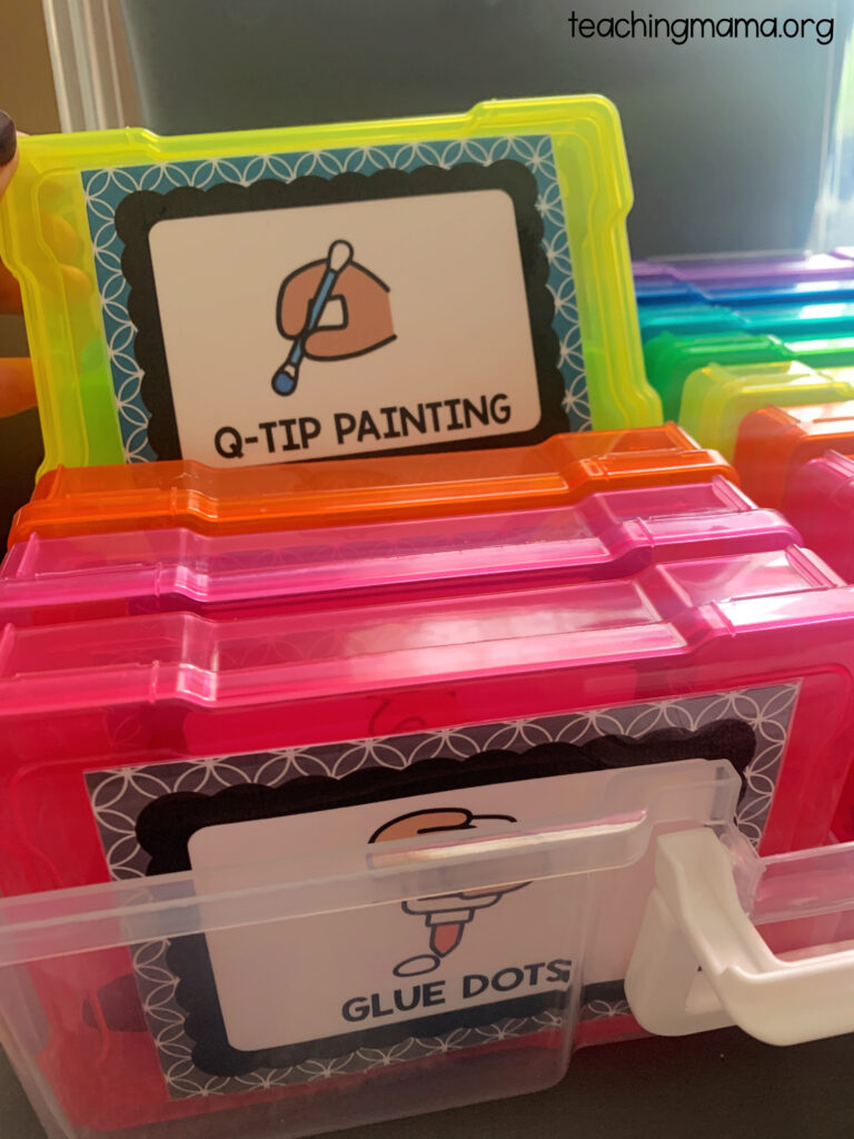 q-tip painting box