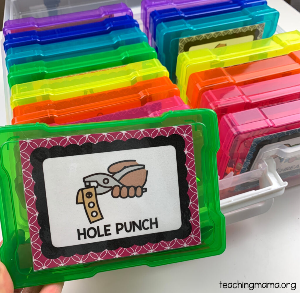 Fine Motor Task Cards - Teaching Mama