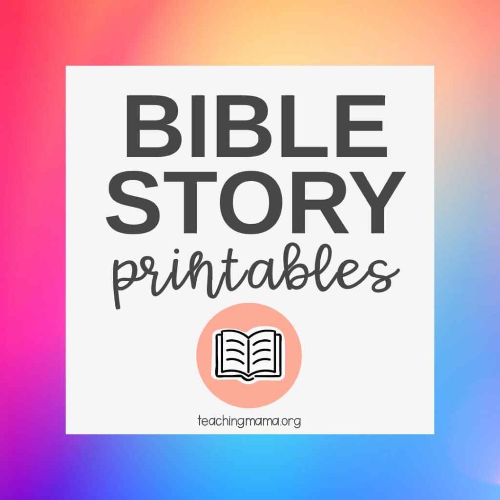 bible story printables