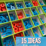 15 Ways to use Magnetic Letters