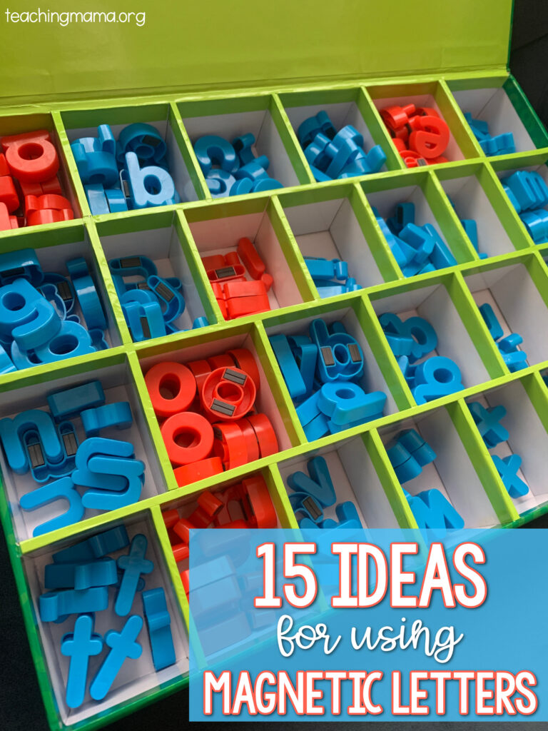 15 Ideas for Using Magnetic Letters - Teaching Mama