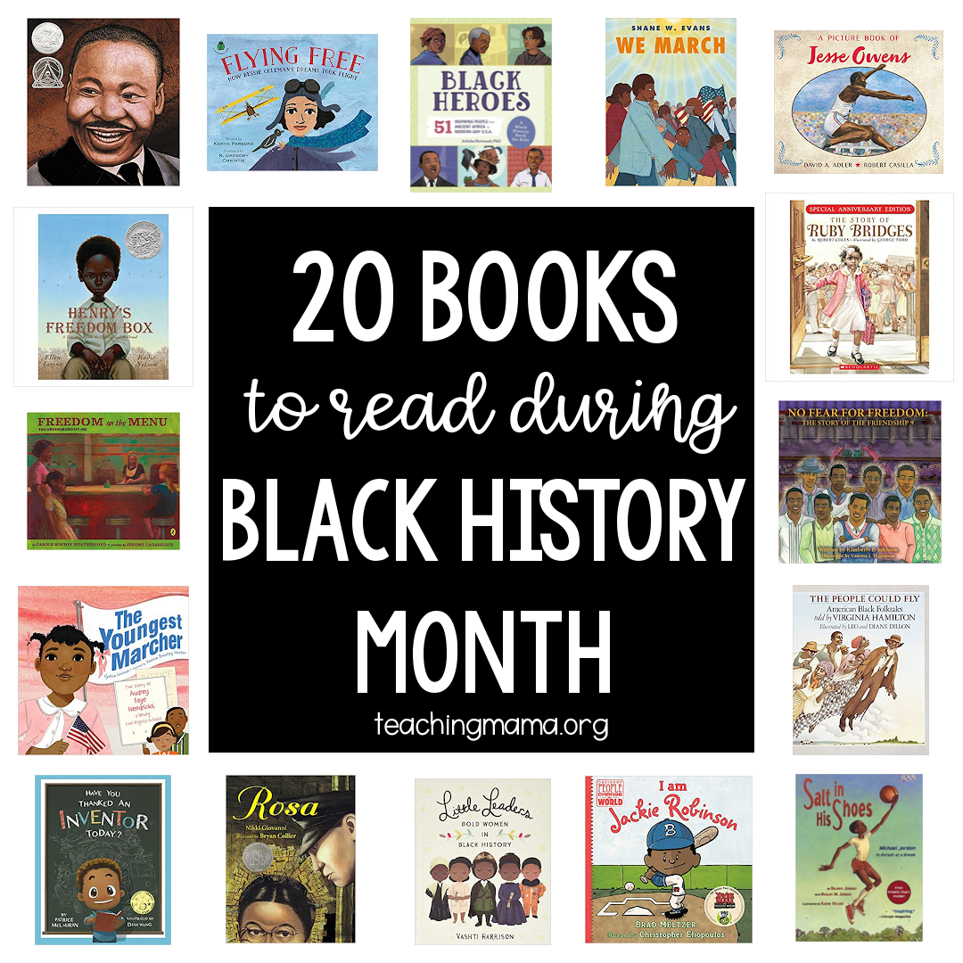 Picture Books For Black History Month Elementary - Printable Templates