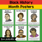 Black History Month Posters – Free Printable