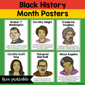 black history month posters