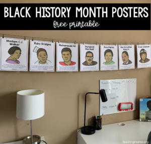 Black History Month Posters - Free Printable - Teaching Mama