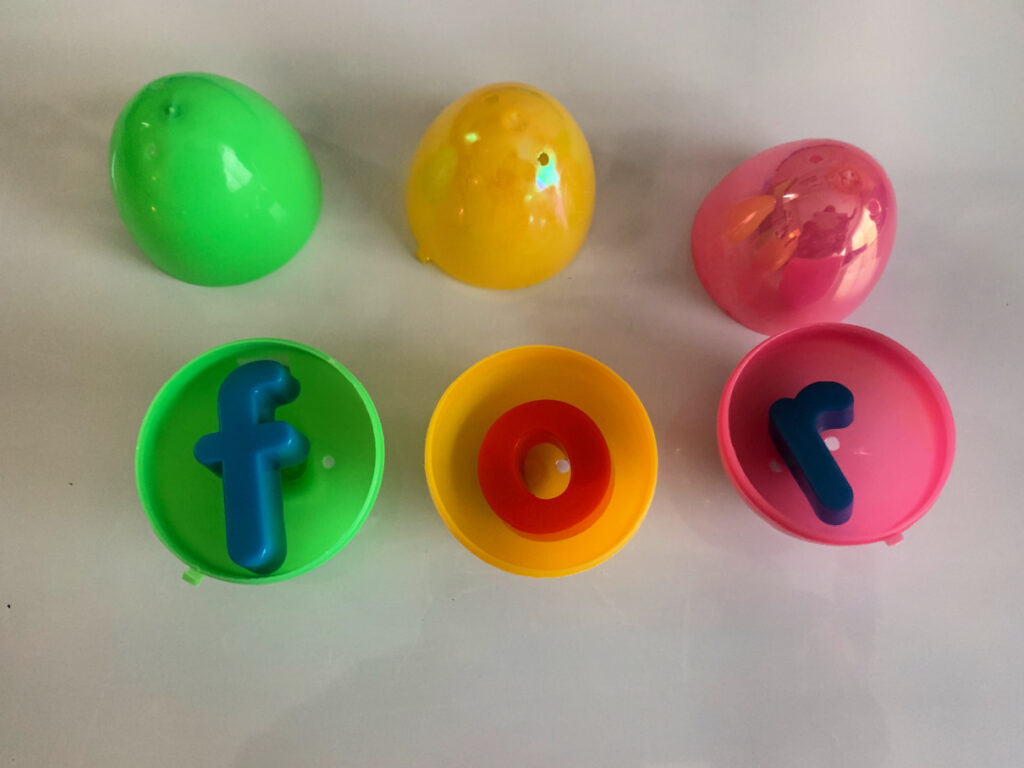 alphabet eggs