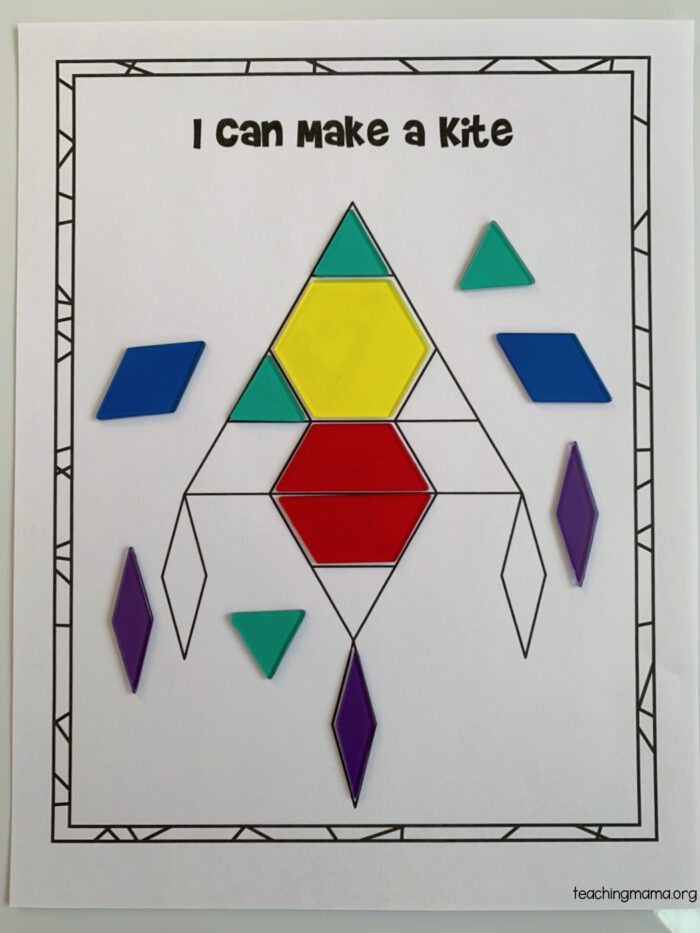 Spring Pattern Block Printables - Teaching Mama