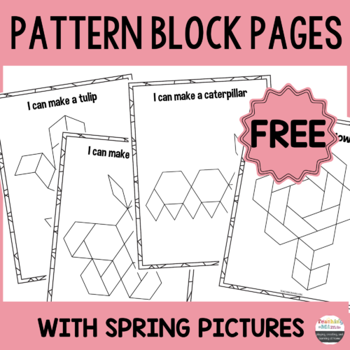 Spring Pattern Block Printables - Teaching Mama