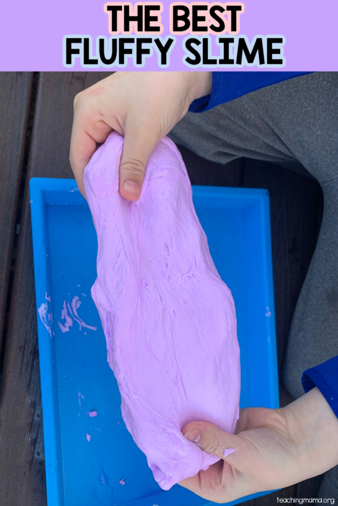 how to make fluffy slime