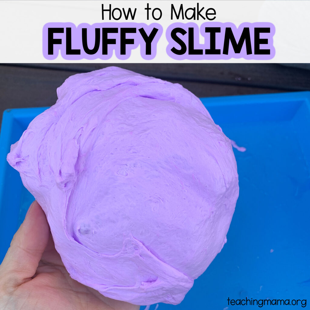 Fluffy Slime Recipe - Learn How To Make Fluffy Slime - Fun with Mama