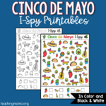 Cinco de Mayo I Spy Printable