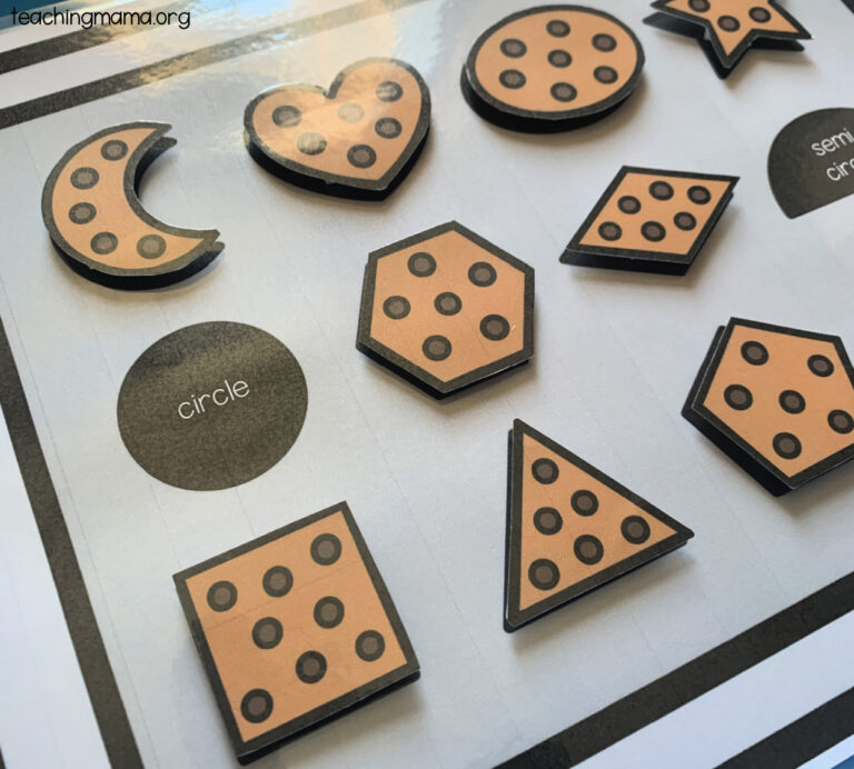 Cookie Shapes Matching Activity - Teaching Mama