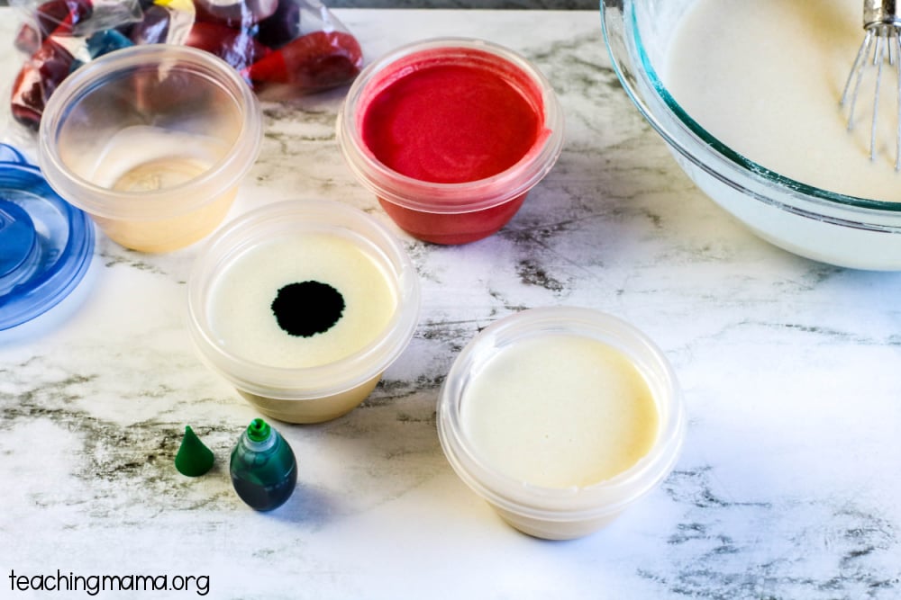 Homemade Paint food coloring