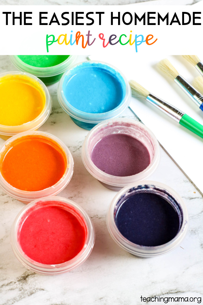 The Easiest Homemade Paint Recipe