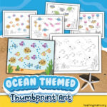 Ocean Thumbprints Printable
