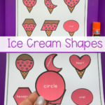 Ice Cream Shapes Activity