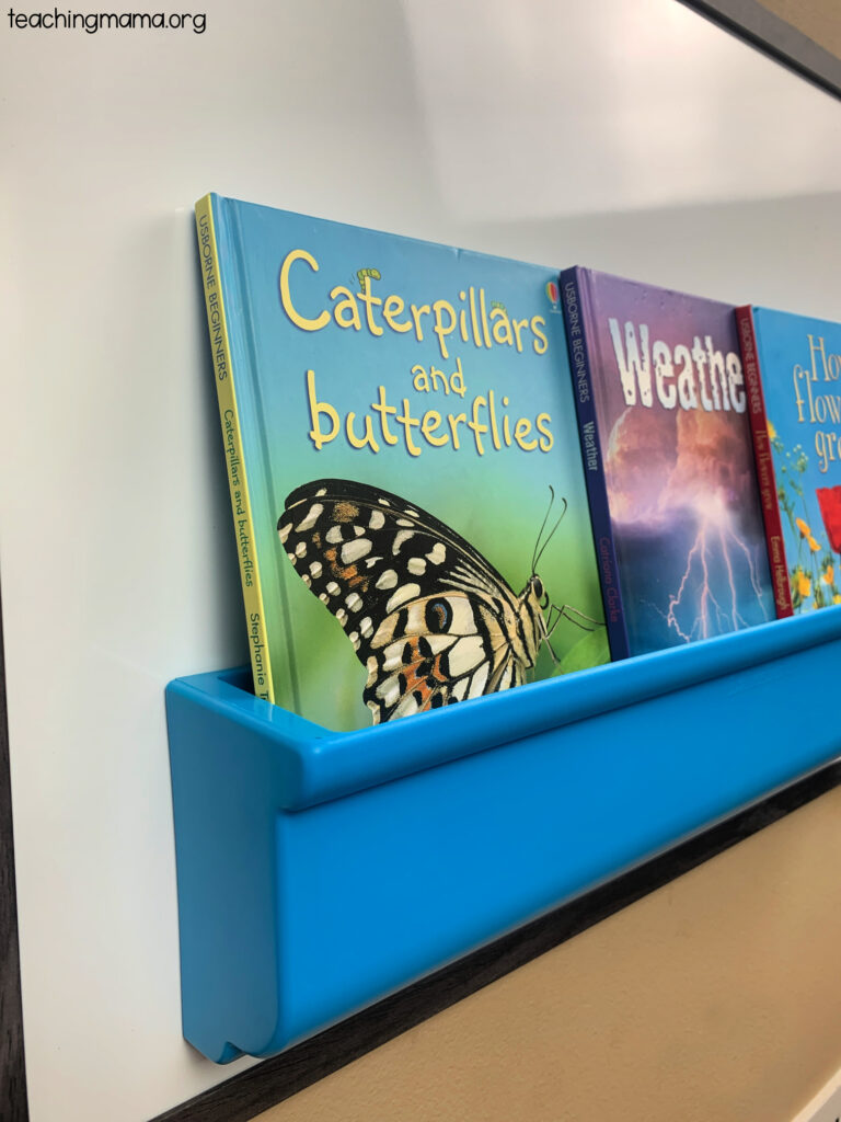 Magnetic Display Shelves at Lakeshore Learning