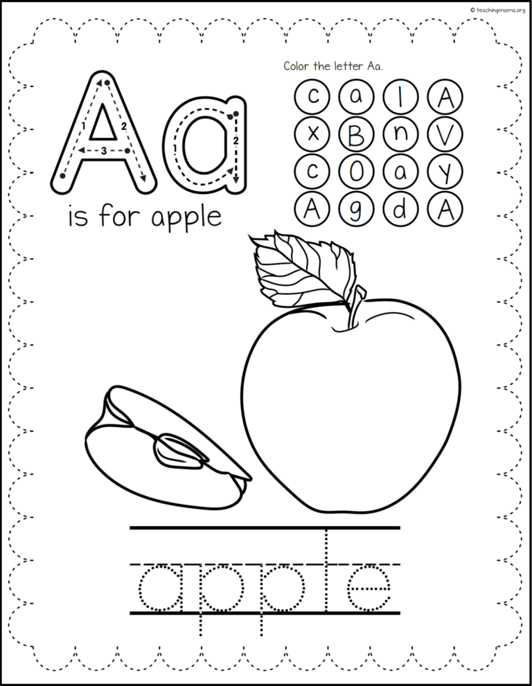 Back to School Alphabet Book - Teaching Mama