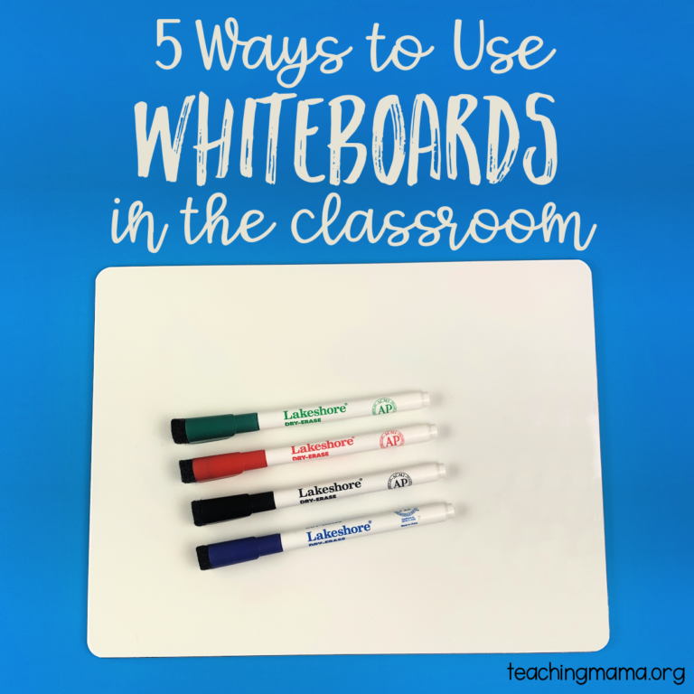 5 Ways to Use Whiteboards in the Classroom