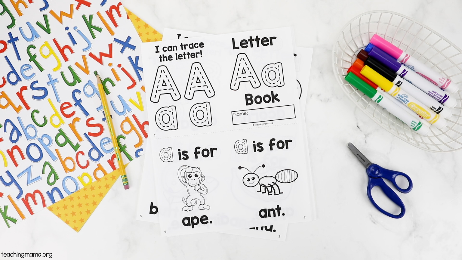 alphabet booklets