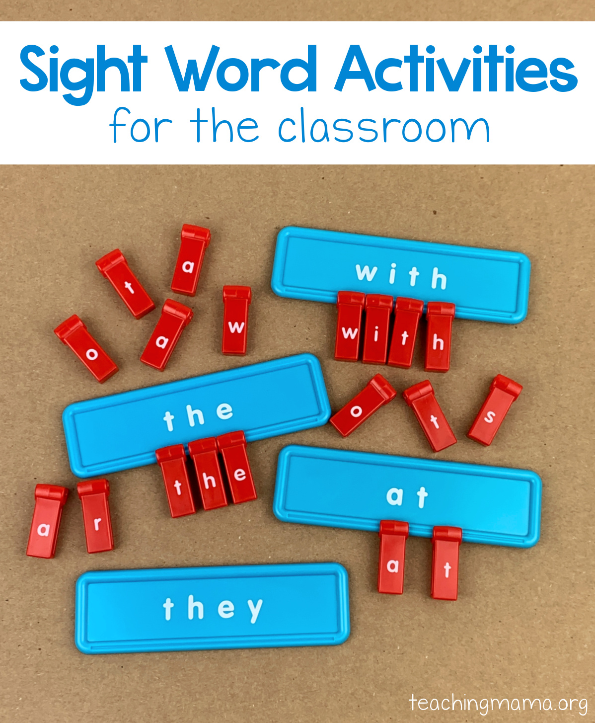 3 Sight Word Activities for the Classroom - Teaching Mama