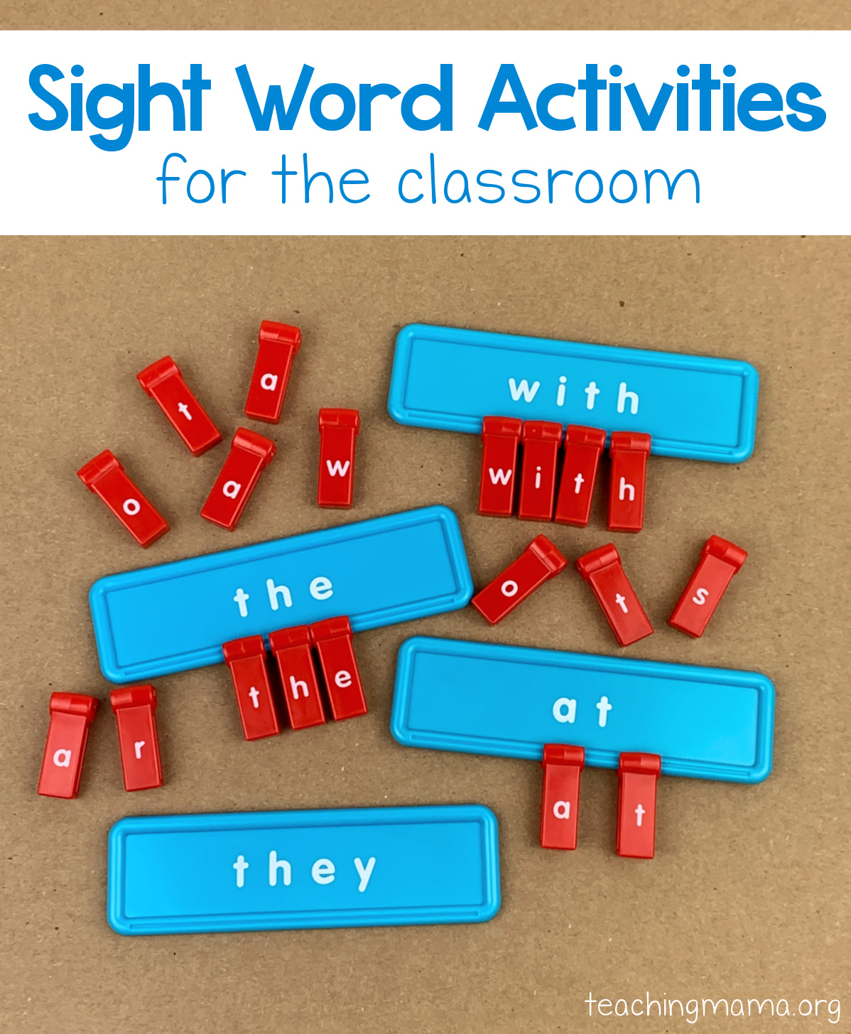 Level 3 – Sight Word Matching Game – Spelling Success