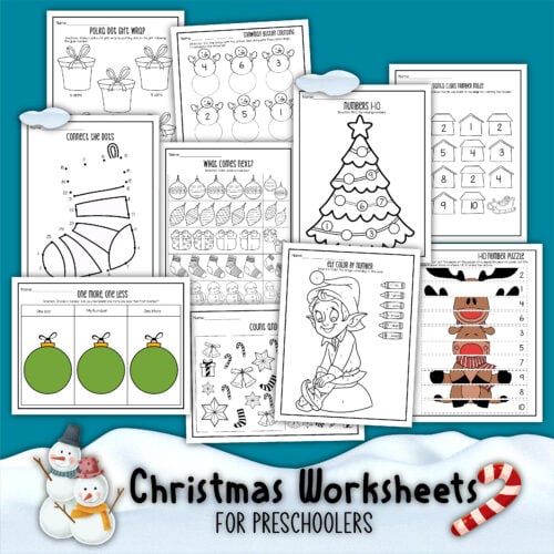 Christmas Printables for Preschoolers - Teaching Mama