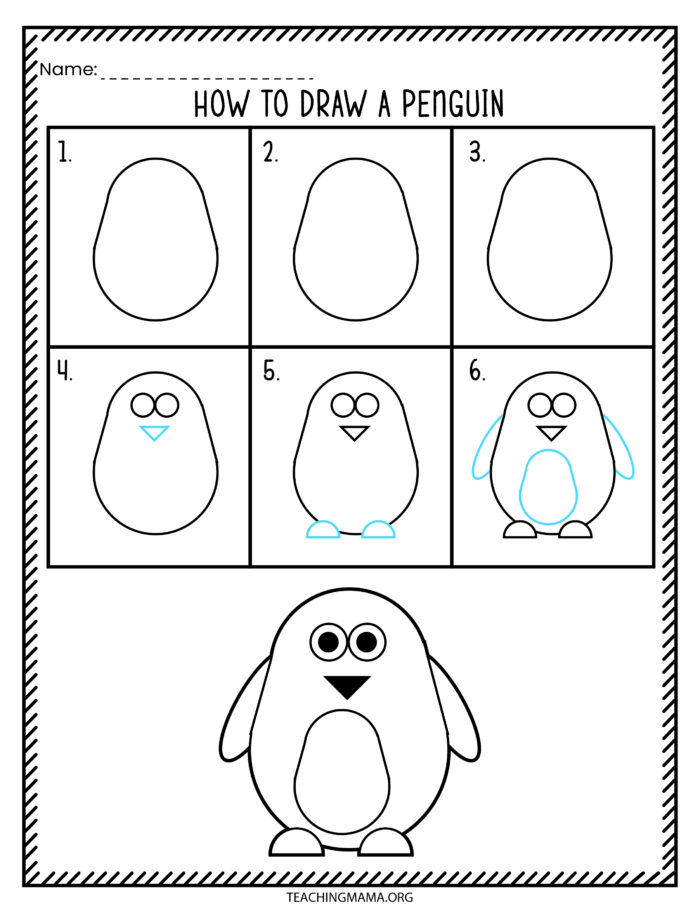 Polar Animals Preschool Packet - Teaching Mama