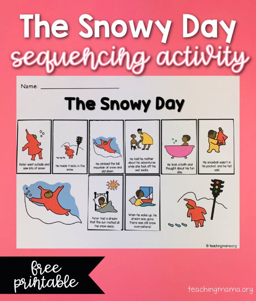 Peter Snowy Day Printable